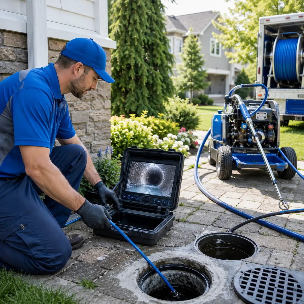 Outdoor drain cleaning professionals serving Medusa, NY